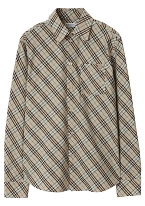 Burberry Vintage Check cotton shirt - Neutrals