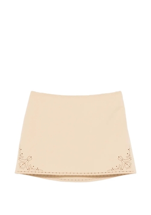 Ermanno Scervino A-line mini skirt - Neutrals