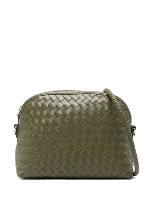 DRAGON DIFFUSION Chunky Fellini woven satchel cross body bag - Green