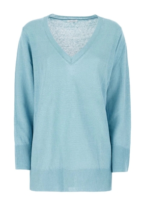 Malo V-neck sweater - Blue