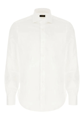 Barba button-cuff shirt - White