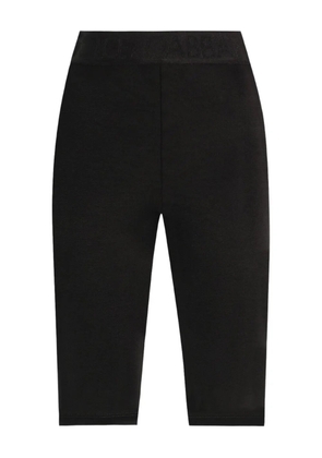 Dolce & Gabbana logo-waist biker shorts - Black