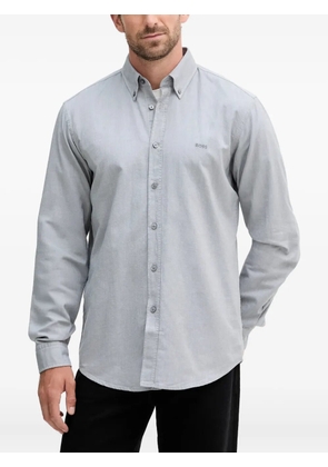 BOSS long-sleeve cotton shirt - Grey