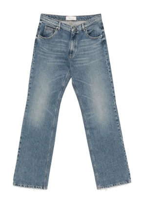 Blumarine frayed-hem jeans - Blue