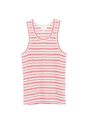 A.P.C. striped tank top - Red