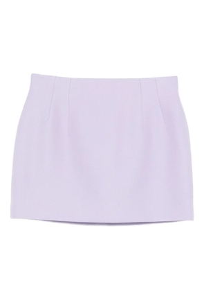 WARDROBE.NYC zip-fastening mini skirt - Purple