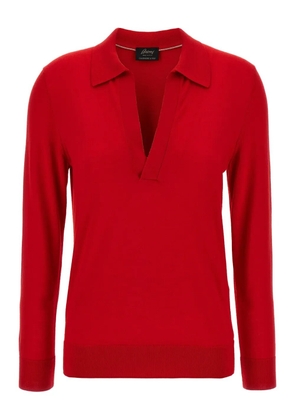 Brioni cashmere-blend sweater - Red