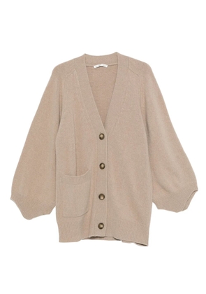 3311 pocket buttoned cardigan - Neutrals