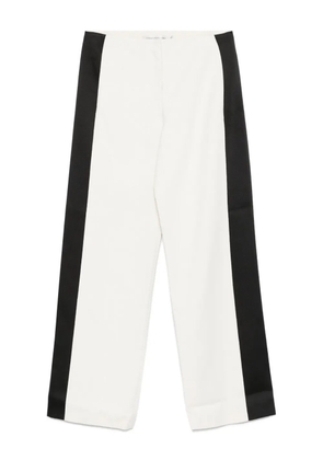 Christopher Esber side-stripe trousers - White