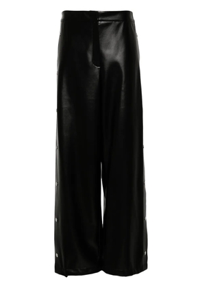 Stella McCartney faux-leather trousers - Black