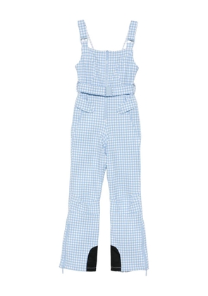 Cordova Fernie checkered belted ski salopette - Blue
