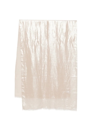 Brunello Cucinelli fringed scarf - Neutrals