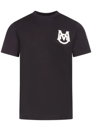 Moncler logo-patch cotton T-shirt - Black