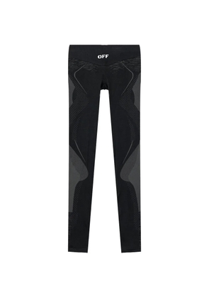 Off-White racing seamless leggings - Black