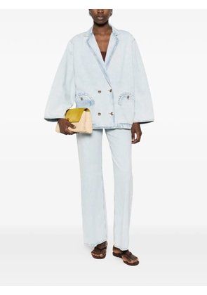 Blazé Milano Nariida double-breasted pocket blazer - Blue