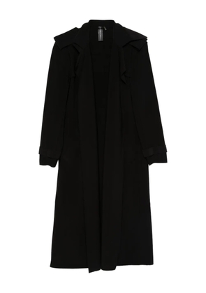 Norma Kamali belted coat - Black