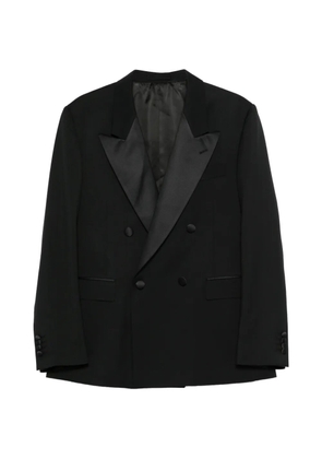 Lardini double-breasted shawl-lapel suit - Black