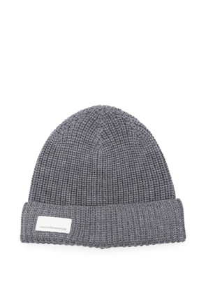 Nine In The Morning ribbed wool beanie - Grey
