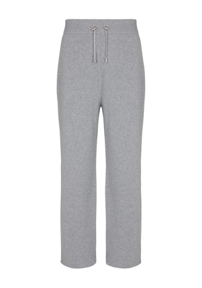 Balmain recycled cashmere-wool blend track pants - Grey