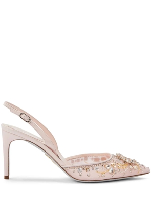 René Caovilla 75mm Cinderella pumps - Pink