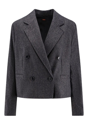 BOSS double-breasted blazer - Grey