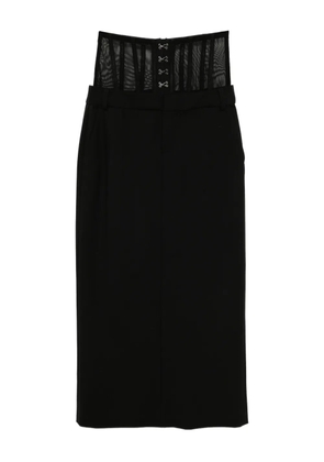 Monse corset pencil skirt - Black