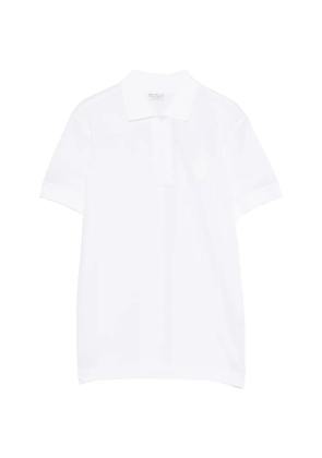 Brunello Cucinelli appliqué polo top - White