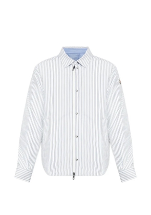 Moncler Crescent reversible striped quilted jacket - White