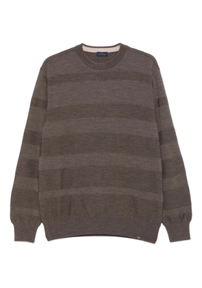 Paul & Shark striped wool sweater - Brown
