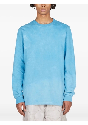 NOTSONORMAL washed long-sleeve T-shirt - Blue