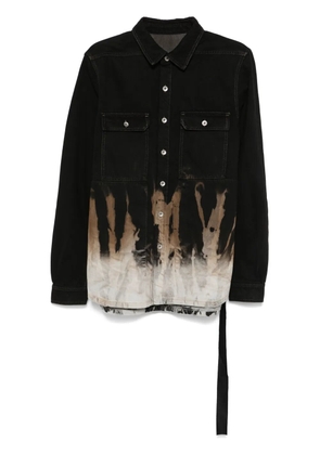 Rick Owens DRKSHDW denim overshirt - Black