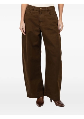 Ronny Kobo wide-leg trousers - Brown