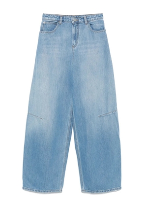 Emporio Armani logo-patch jeans - Blue