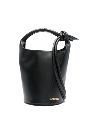 Jacquemus Le Petit Tourni leather bag - Black