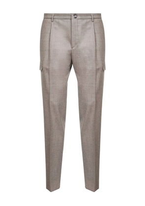 Tagliatore pleat flap pocket trousers - Neutrals