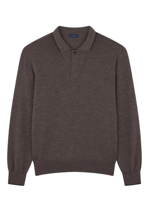 Paul & Shark long-sleeve polo shirt - Brown