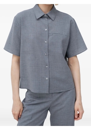 BOSS buttoned short-sleeve shirt - Grey
