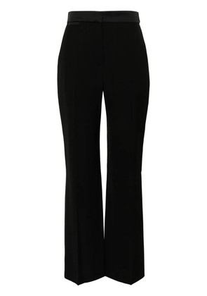 Casablanca pressed-crease long-length straight-leg trousers - Black