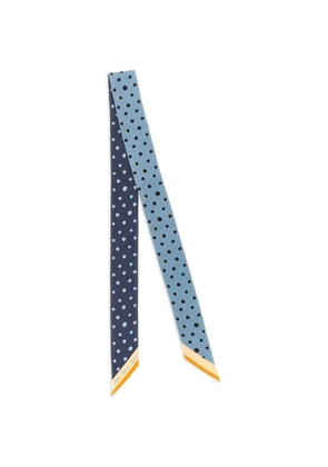 FENDI polka-dot-print scarf - Blue