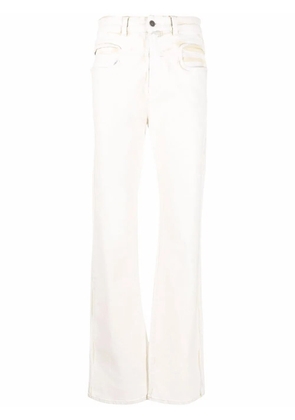 Diesel high-waist coated-effect jeans - Neutrals