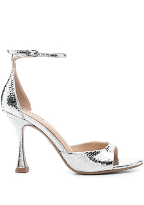 Lola Cruz 100m Kumala sandals - Silver