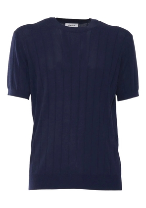 Kangra ribbed crew-neck T-shirt - Blue