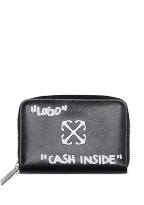 Off-White Jitney zip coin purse - Black