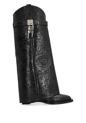 Givenchy 60mm Shark Lock Cowboy boots - Black