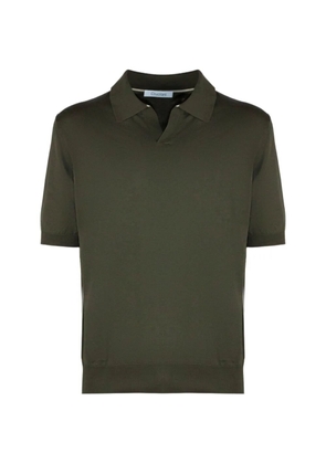 Cruciani collared T-shirt - Green