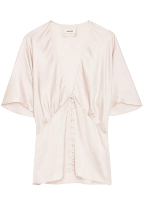 Zadig&Voltaire Thodri satin blouse - Neutrals