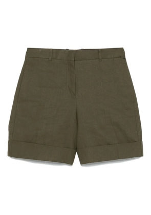 Jil Sander linen shorts - Green