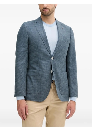 BOSS Janson checked single-breasted blazer - Blue