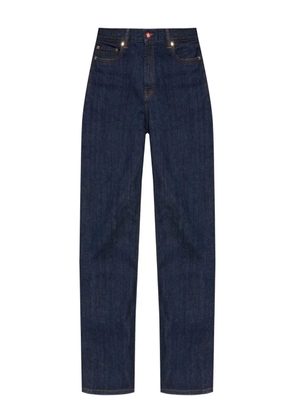 Casablanca logo-patch jeans - Blue