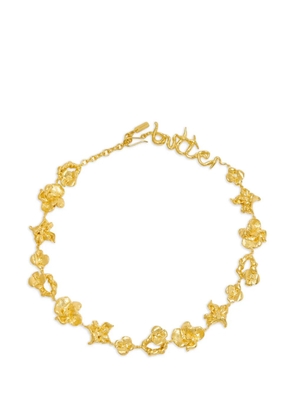 Completedworks floral necklace - Gold